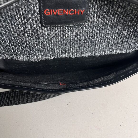 Vintage Givenchy Overnight Travel Bag Carry On Luggage Duffle Tweed Weekender - Picture 12 of 16